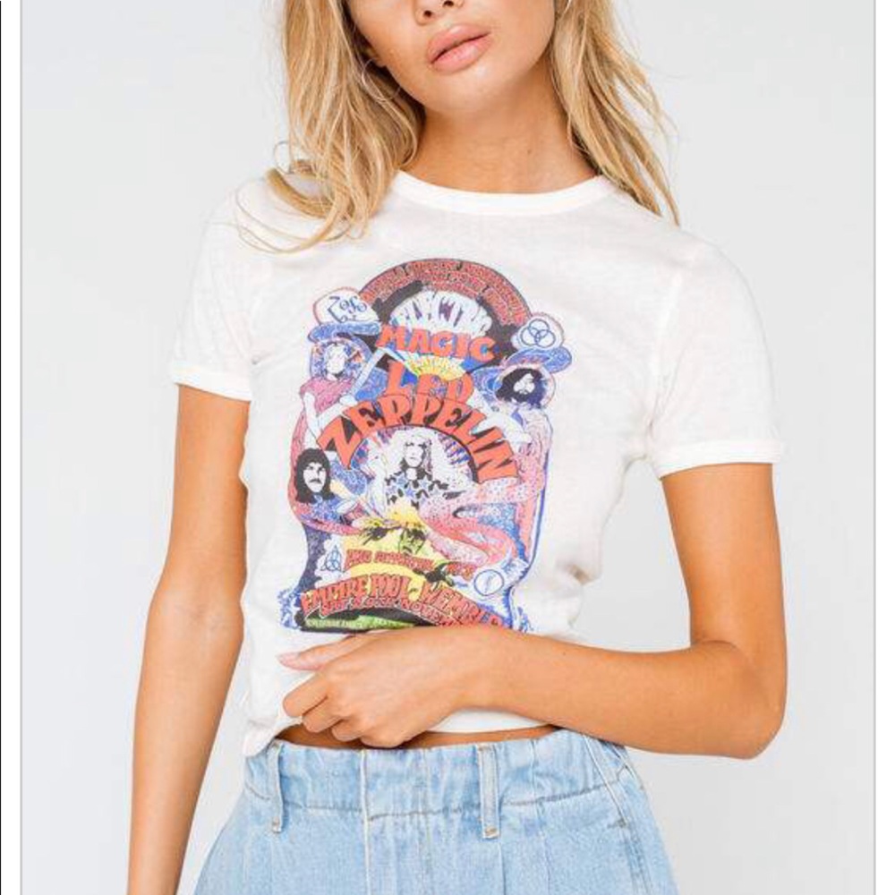 Led Zeppelin baby doll tee